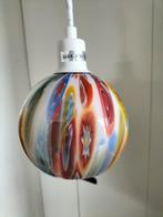 Murano hanglamp glazen bollamp retro vintage, Huis en Inrichting, Lampen | Hanglampen, Minder dan 50 cm, Ophalen of Verzenden