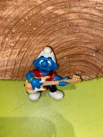 Smurfen smurf met elektrische gitaar, Verzamelen, Smurfen, Ophalen of Verzenden, Zo goed als nieuw, Verschillende Smurfen