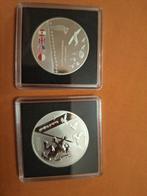 Zilveren Herdenkingsmunten WOII, Postzegels en Munten, Munten | Nederland, Koningin Juliana, Setje, Zilver, Overige waardes