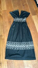 Prachtige retro maxi dress / lange jurk M 38 double jersey, Maat 38/40 (M), Ophalen of Verzenden, Bayer, Onder de knie