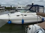 Sea Ray Sundancer wit/blauw 7,4m Mercruiser V8 260PK, Watersport en Boten, Motorboten en Motorjachten, Ophalen, Gebruikt, 50 pk of meer