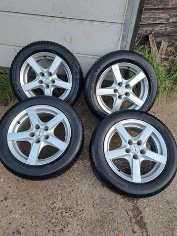 AluVelgen met winterbanden voor vw passat golf 225x45x16 beschikbaar voor biedingen