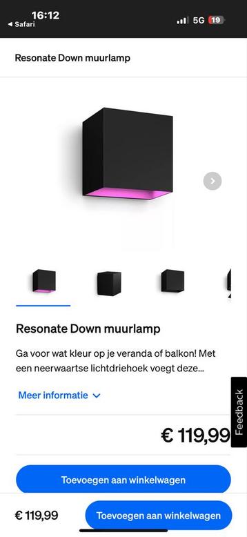 Nieuwe Philips Hue Resonate Downlight beschikbaar voor biedingen