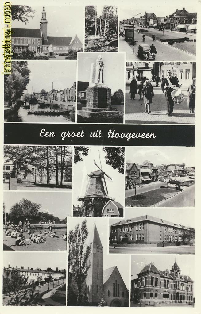 Hoogeveen [KRST007-4462, Verzamelen, Ansichtkaarten | Nederland, Ongelopen, Drenthe, 1960 tot 1980, Verzenden