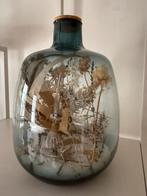 Decoratie vaas, Huis en Inrichting, Woonaccessoires | Vazen, Overige kleuren, Ophalen of Verzenden, Minder dan 50 cm, Glas