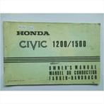 Honda Civic Instructieboekje 1975 #1 Engels Frans Duits, Ophalen of Verzenden