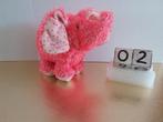 Happy horse olifant knuffel roze, Ophalen of Verzenden, Zo goed als nieuw, Olifant