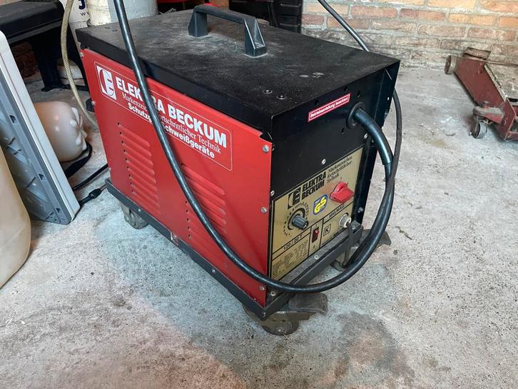 Lasapparaat Elektra Beckum 120/20T CO2 MIG/MAG Compleet, Doe-het-zelf en Verbouw, Gereedschap | Lasapparaten, Gebruikt, Co2, Minder dan 150 ampère