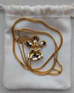 Risis Orchid, Gold plated Orchid from Singapore, Sieraden, Tassen en Uiterlijk, Kettingen, Verstelbaar, Ophalen of Verzenden, Zo goed als nieuw