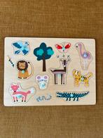 Houten puzzel dieren Hema, Kinderen en Baby's, Speelgoed | Kinderpuzzels, Ophalen, Minder dan 10 stukjes, Zo goed als nieuw, 6 maanden tot 2 jaar