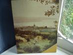 Een mooie vintage Prent met afb. van De Oogst., Natuur, Gebruikt, Ophalen of Verzenden, Voor 1940