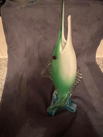 Murano Glas Vis Sculptuur beschikbaar voor biedingen