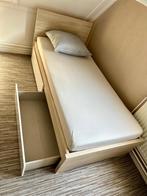 Ikea bed 90x200 met opbergladen, Ophalen, 90 cm, Eenpersoons, Wit