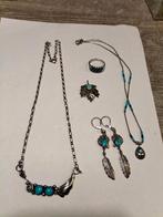 Prachtige oude zilveren native navajo sieraden., Sieraden, Tassen en Uiterlijk, Antieke sieraden, Verzenden, Zilver, Ketting