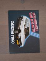 Zastava Yugo Brochure - Een Mirakel van een Auto!, Boeken, Auto's | Folders en Tijdschriften, Ophalen of Verzenden, Gelezen, Overige merken