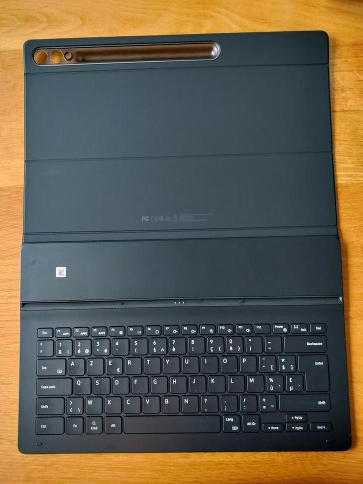 Samsung Galaxy TAB S9 ultra slim book cover keyboard NIEUW!, Computers en Software, Tablet-hoezen, Nieuw, Bescherming voor- en achterkant