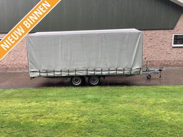 Huifaanhanger aanhanger aanhangwagen tandemasser 2021 beschikbaar voor biedingen