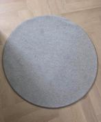 Groot Grijs Rond Kleed - Diameter 130cm - Zo Goed Als Nieuw, 100 tot 150 cm, Rond, 200 cm of meer, Ophalen of Verzenden