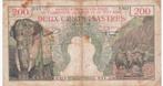 Vietnam, Cambodja, Laos, 200 Piastres, 1953, Postzegels en Munten, Bankbiljetten | Azië, Los biljet, Zuidoost-Azië, Ophalen of Verzenden