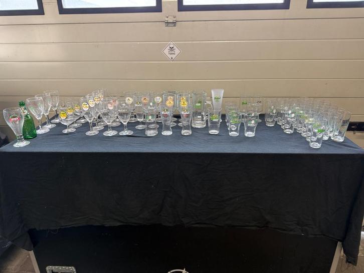 Verzameling Grolsch glazen, Verzamelen, Glas en Borrelglaasjes, Bierglas, Ophalen of Verzenden