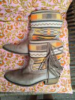 In nette staat: laarzen Sacha 41 leer, aztec achtige print, Kleding | Dames, Schoenen, Bruin, Lage of Enkellaarzen, Ophalen of Verzenden