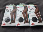 3x Nieuwe Panty 30 Denier - Maat 46-48, Kleding | Dames, Leggings, Maillots en Panty's, Maat 48/52 (XL), Zwart, Kruidvat, Nieuw