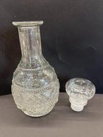 Glazen gedecoreerde fles met stop, Verzenden