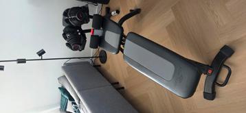 Bowflex 41kg verstelbare dumbbells + stand + bench beschikbaar voor biedingen