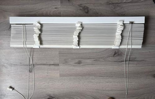 3x jaloezieën, wit 80cm breed, geschikt voor 150cm of langer, Huis en Inrichting, Stoffering | Gordijnen en Lamellen, Gebruikt