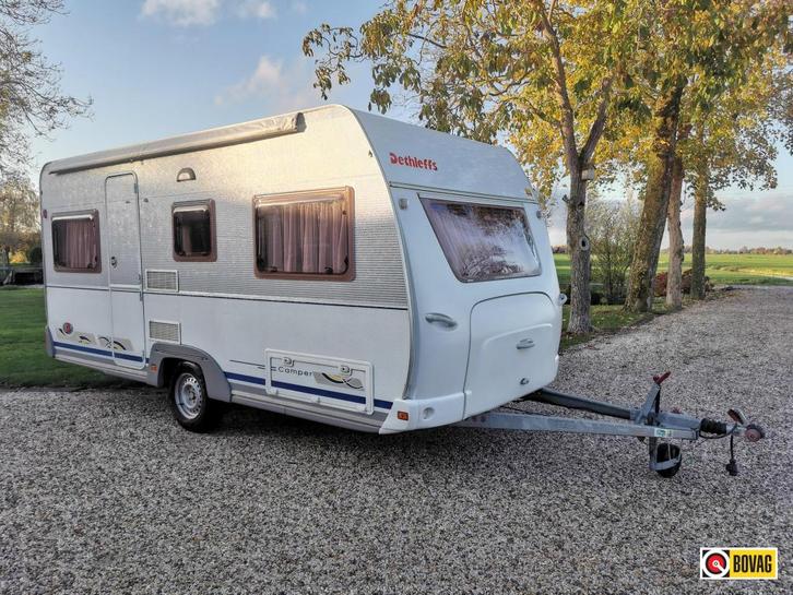 Dethleffs Camper 460 T, Caravans en Kamperen, Caravans, tot en met 4, 750 - 1000 kg, Standaardzit, Dethleffs, Dwarsbed, Overige typen