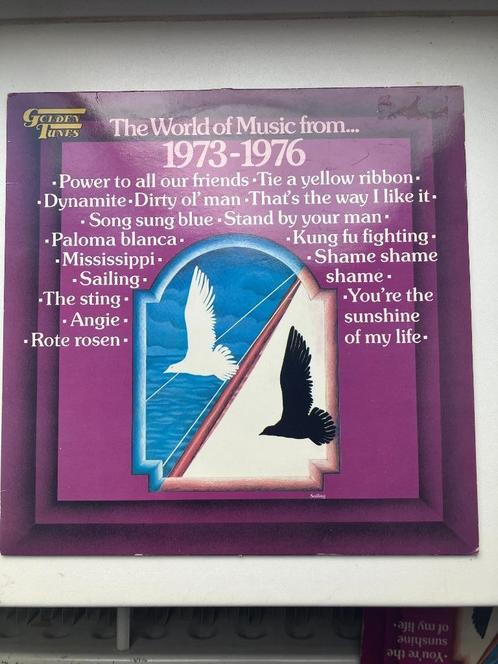 LP The World of Music 1973-1976 (Golden Tunes), Cd's en Dvd's, Vinyl | Verzamelalbums, Gebruikt, Ophalen of Verzenden