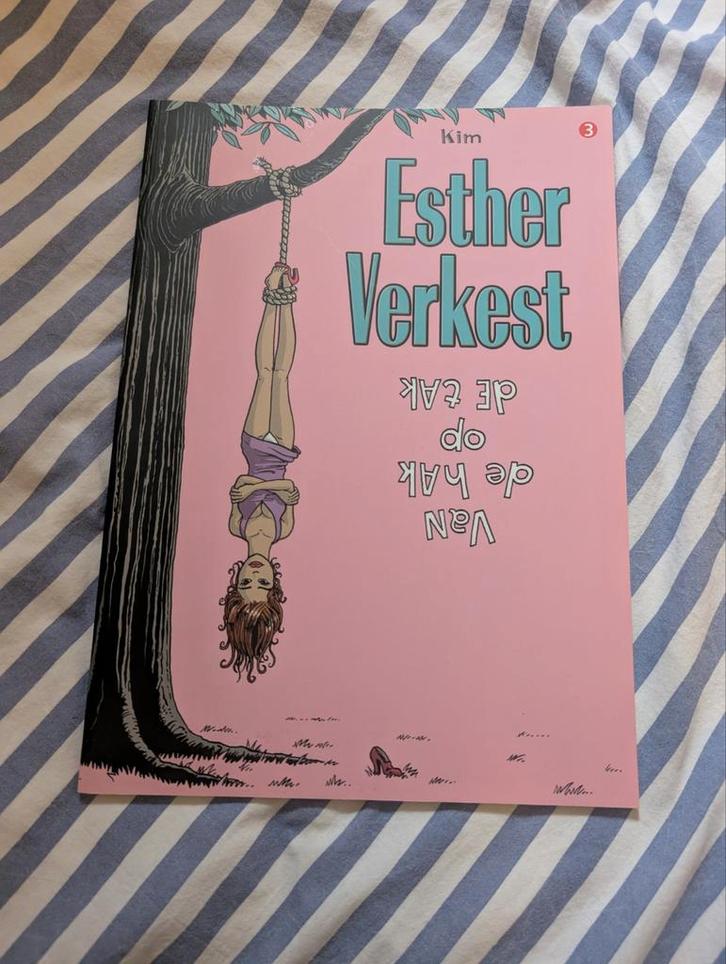 Esther Verkest 3 - van de hak op de tak - Kim, Boeken, Stripboeken, Zo goed als nieuw, Eén stripboek, Ophalen of Verzenden