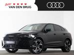 Audi Q3 Sportback S-line 45 TFSI e 245pk | Wegklapbare trekh, Auto's, Audi, Gebruikt, Euro 6, Leder en Stof, Zwart