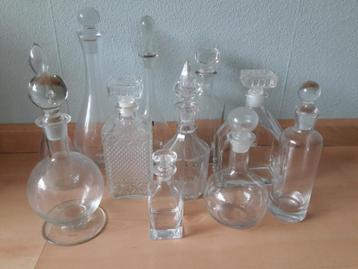 oud glaswerk / kristal beschikbaar voor biedingen