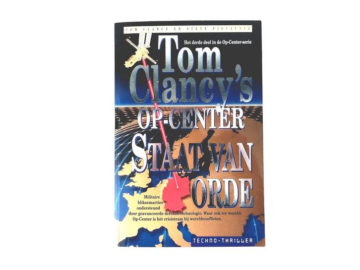Tom Clancy & Steve Pieczenik - Staat van Orde, Boeken, Thrillers, Zo goed als nieuw, Ophalen of Verzenden