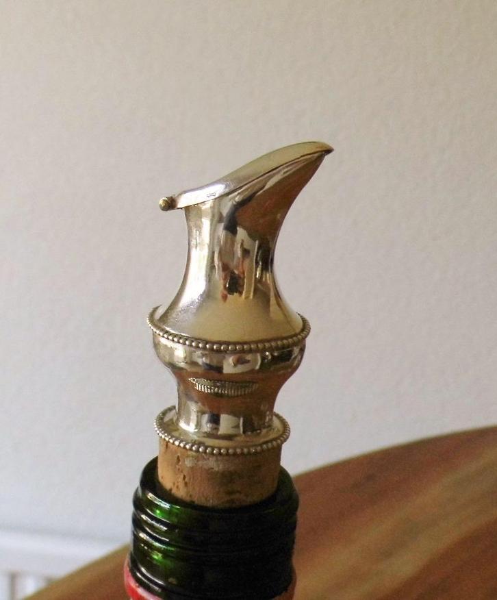 Zilveren schenkkurk schenktuit, Antiek en Kunst, Antiek | Goud en Zilver, Zilver, Ophalen of Verzenden