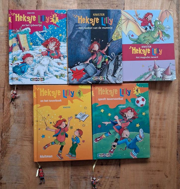 Knister  - Heksje Lilly  - vijf boeken, Boeken, Kinderboeken | Jeugd | onder 10 jaar, Fictie algemeen, Ophalen of Verzenden
