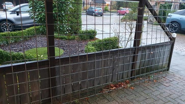 Gaaspanelen (totale lengte 460 cm), Tuin en Terras, Schuttingen, Gebruikt, IJzer, 1 tot 2 meter, 3 tot 6 meter, Ophalen