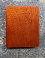 Design sjieke vintage A3 presentatiemap, mahoniehout, Ophalen of Verzenden, Huis en Inrichting
