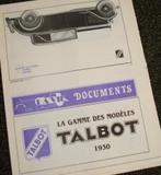 TALBOT 1930, Ophalen of Verzenden, Zo goed als nieuw, Auto's