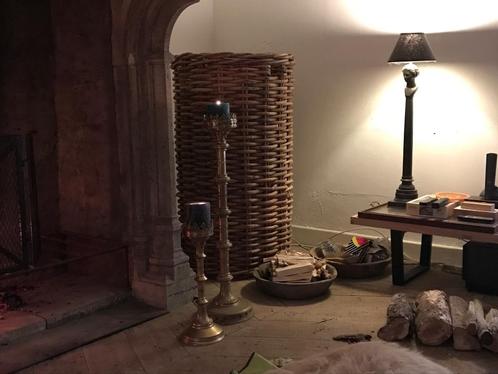 rieten mand XXL, Huis en Inrichting, Woonaccessoires | Schalen en Manden, Zo goed als nieuw, Rechthoekig, Riet, Ophalen