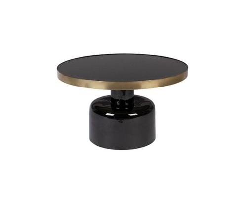 Zuiver Glam salontafel zwart | Van €469, nu, Huis en Inrichting, Tafels | Salontafels, Nieuw, Minder dan 50 cm, 50 tot 100 cm