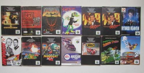 Nintendo 64 N64 boekjes handleiding, Spelcomputers en Games, Games | Nintendo 64, Overige genres, 1 speler, Vanaf 3 jaar, Ophalen of Verzenden