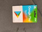 4x 50 euro 2x €25 google play store tegoed, Ophalen of Verzenden, Nieuw