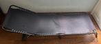 Stretcher bed, Zwart, Zo goed als nieuw, Metaal, Eenpersoons