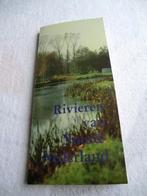 boek rivieren Noord Nederland, Boeken, Natuur, Ophalen of Verzenden, Zo goed als nieuw, Natuur algemeen