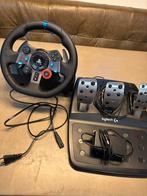 Logitech G29 Stuur + pedalen, Spelcomputers en Games, Spelcomputers | Sony PlayStation Consoles | Accessoires, Ophalen, Zo goed als nieuw