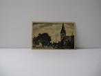 Enschede Markt gelopen ansichtkaart zwart wit, Verzenden, 1940 tot 1960, Gelopen, Overijssel