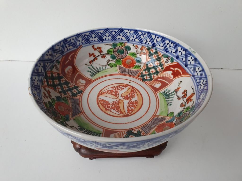 ANTIEKE "JAPANSE IMARI" PORSELEINEN KOM, datering 1868/1912, Antiek en Kunst, Antiek | Porselein, Ophalen of Verzenden
