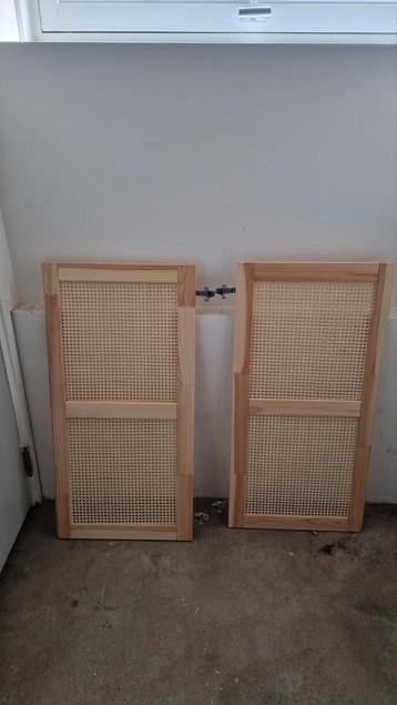 2x IKEA IVAR kastdeur met rotan - zo goed als nieuw - afbeelding 1